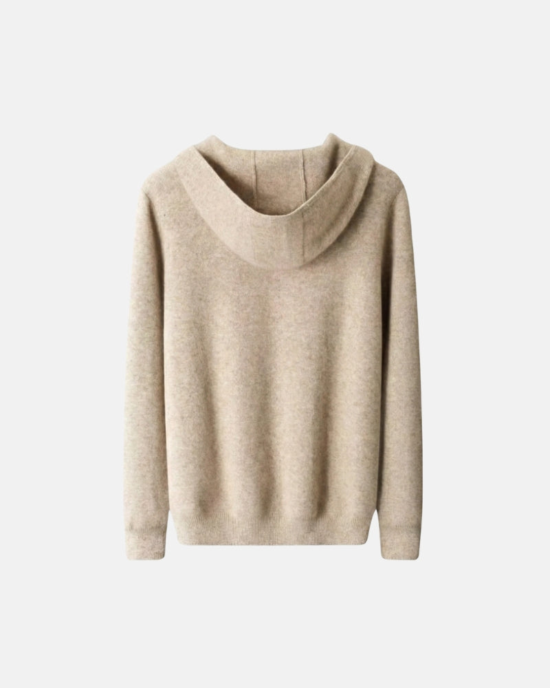 Extra-Fine Merino Wool Zipper Hoodie