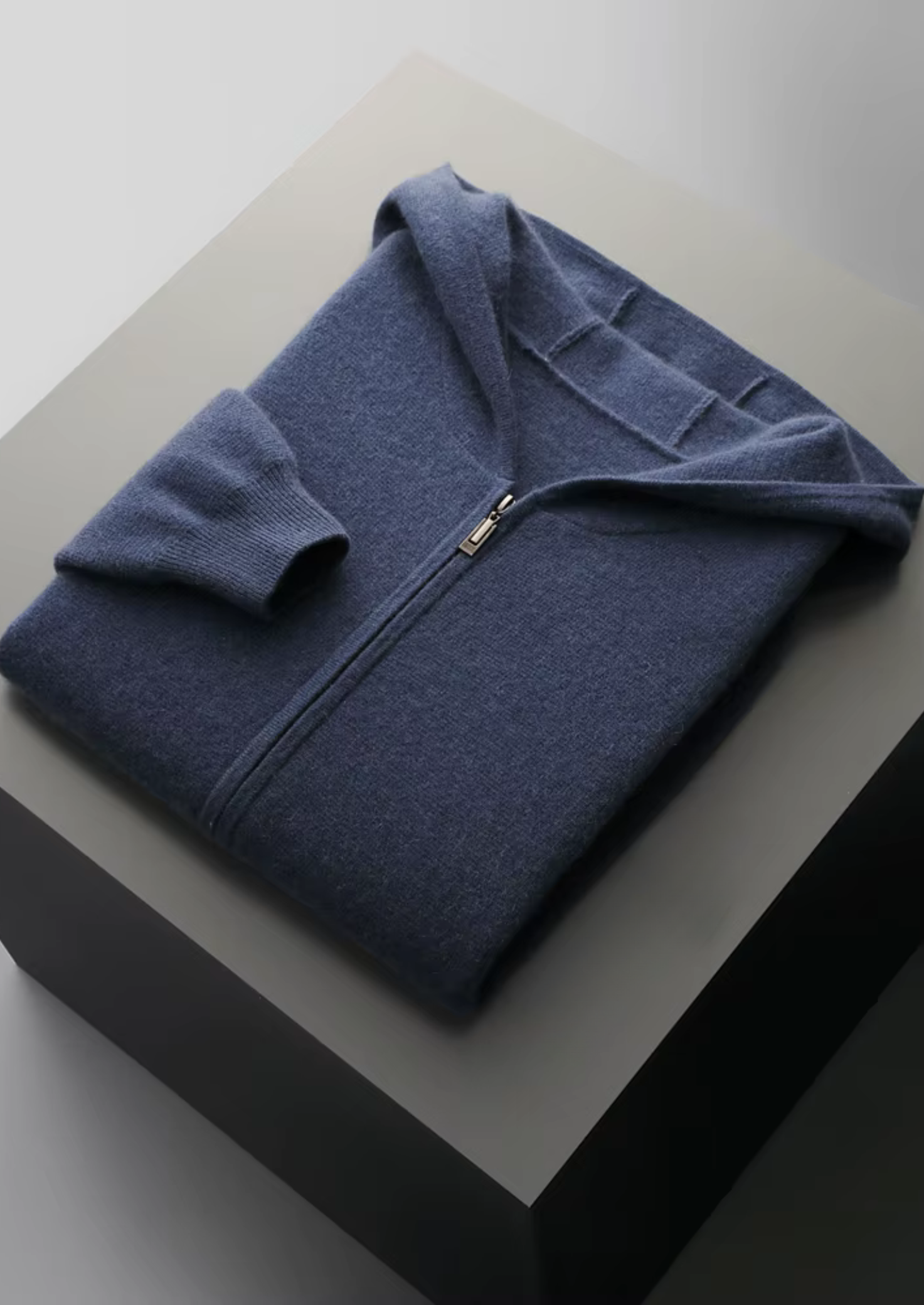 Extra-Fine Merino Wool Zipper Hoodie