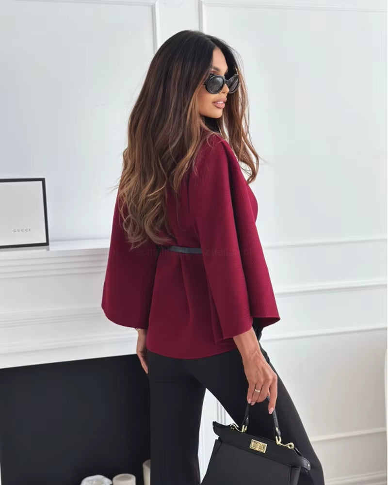 Winter Coat Women Elegant Fitted