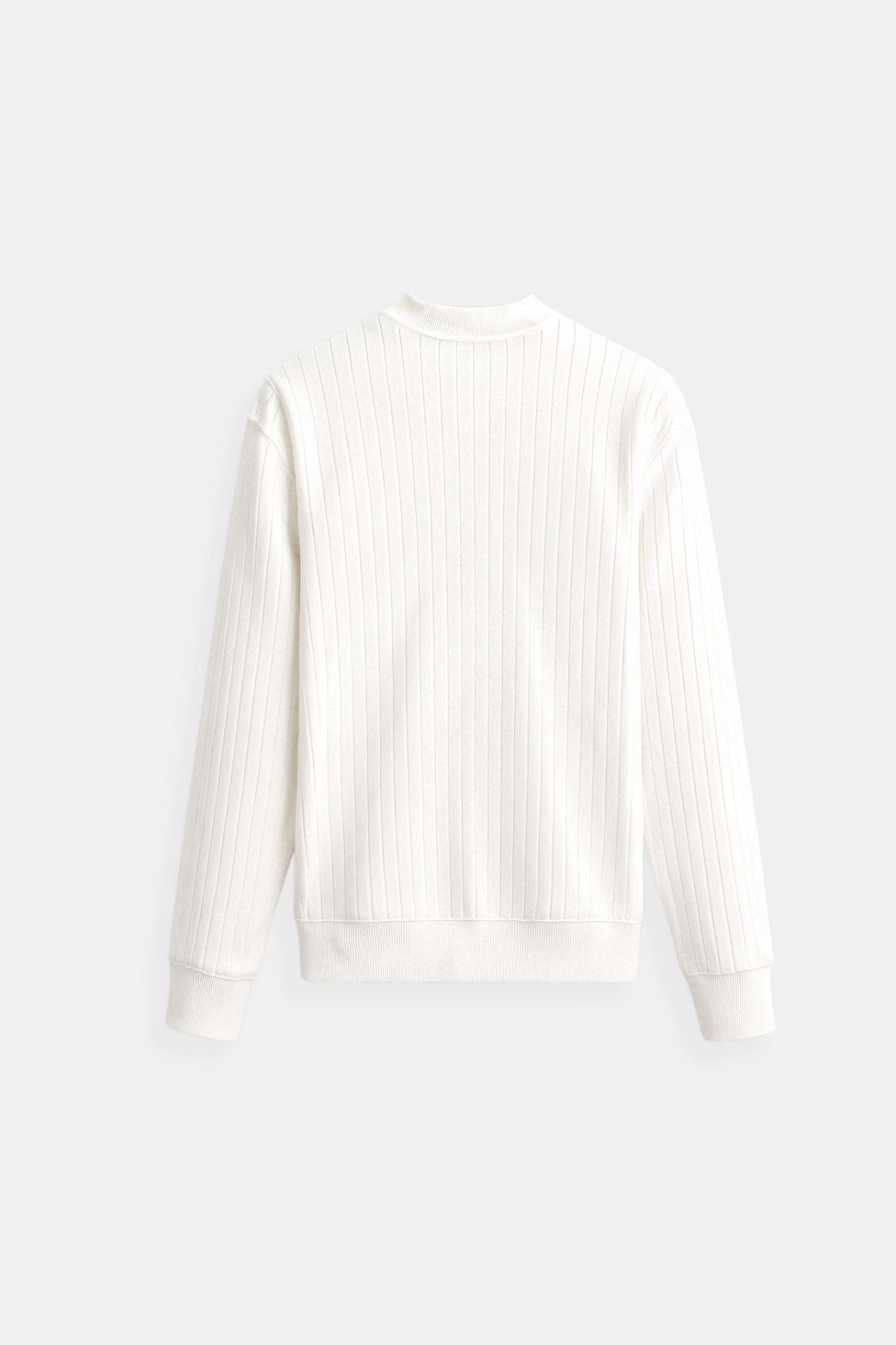 Ribbed Knit Sweater – Perfectly Shaped Long-Sleeve Fit