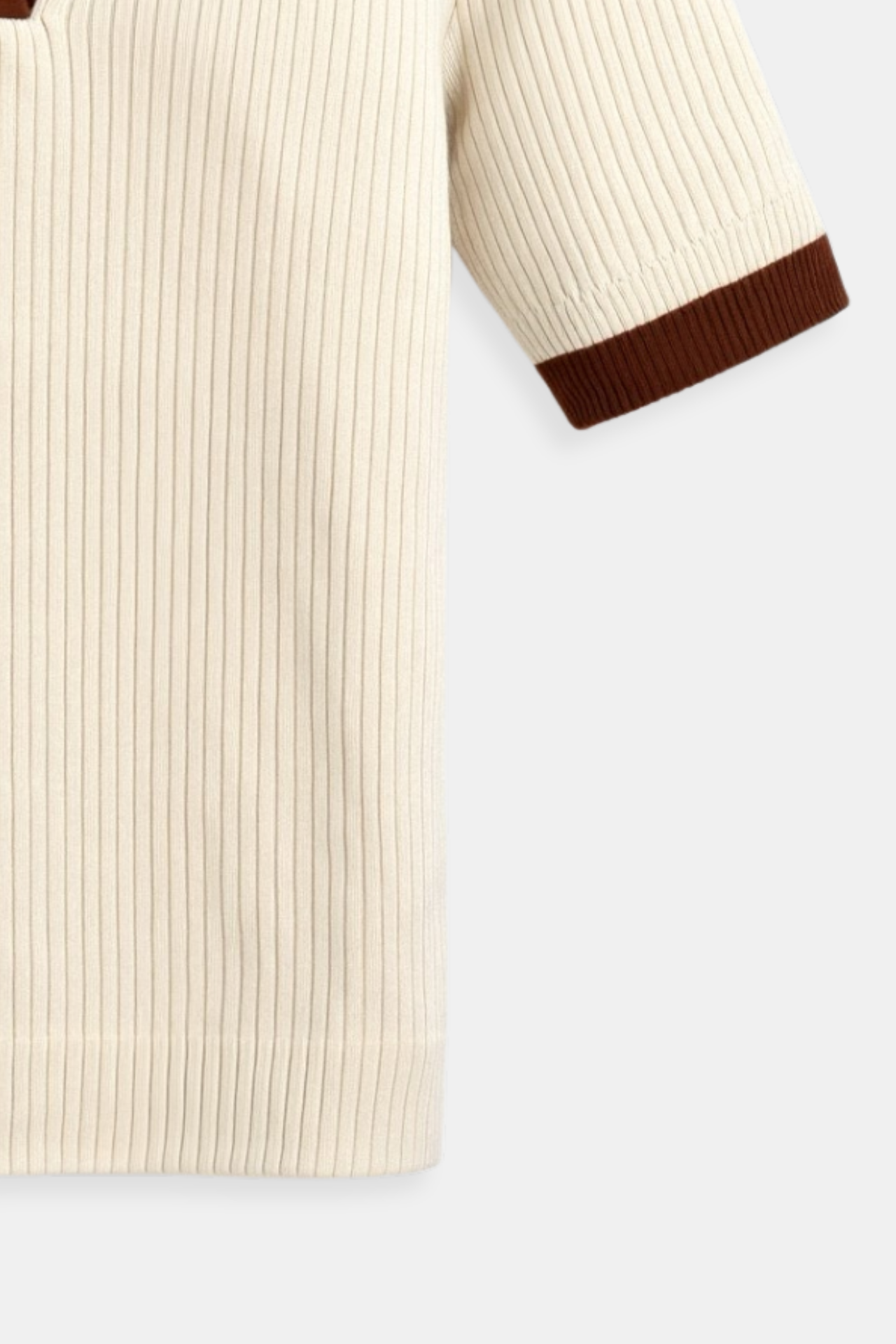 Polo Shirt – Open Collar and Lightweight, Breathable Semi-Sheer Fabric