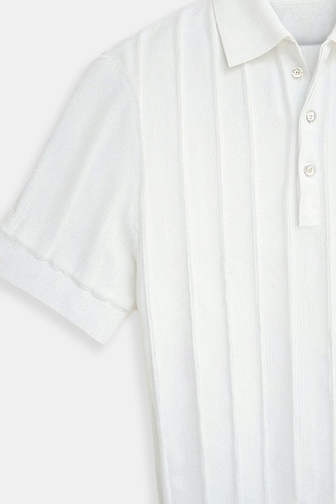 Milan | Polo with Vertical Stripe and Refined Appearance
