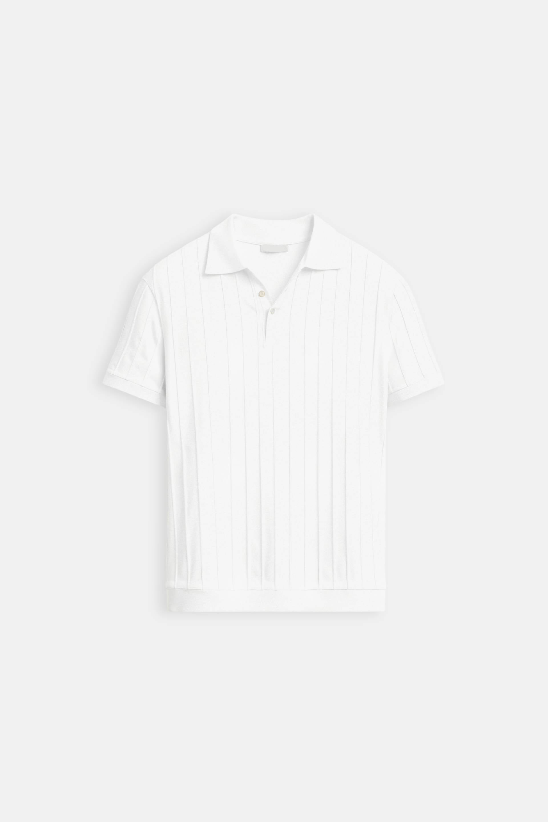 Milan | Polo with Vertical Stripe and Refined Appearance