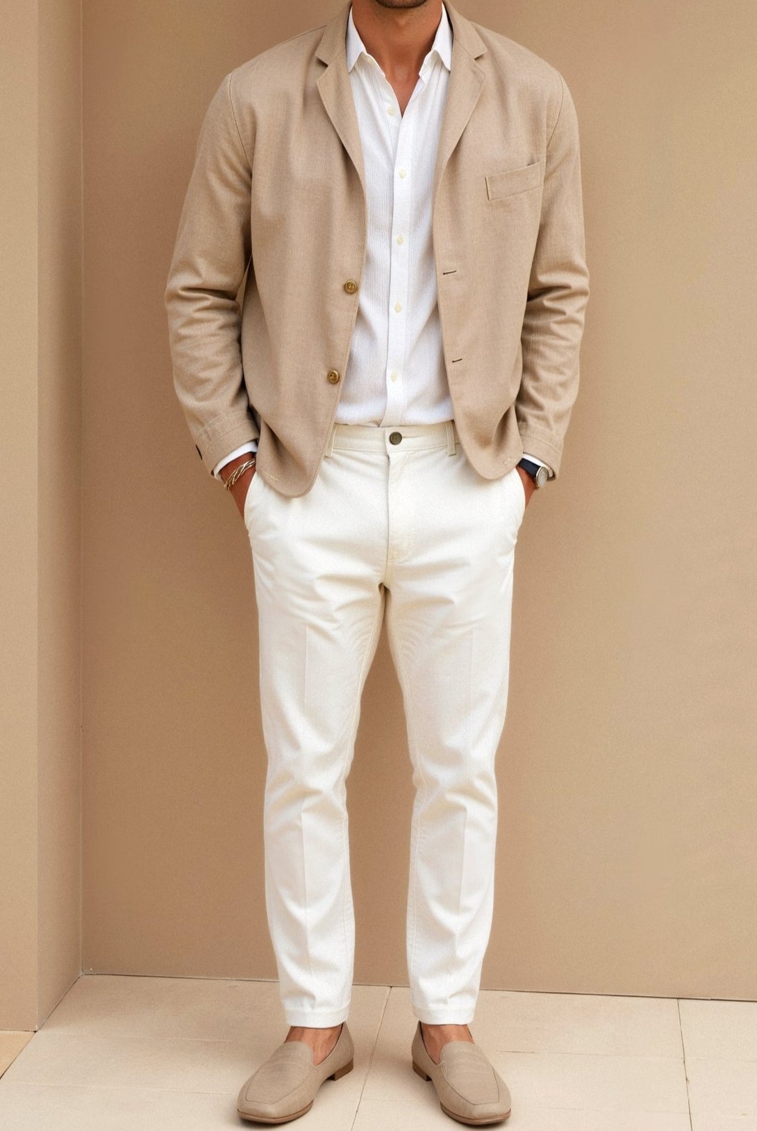 Teun | Casual Versatile Suit Jacket with Notched Collar