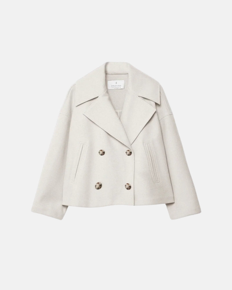 Short Double-Breasted Jacket Chic Outerwear