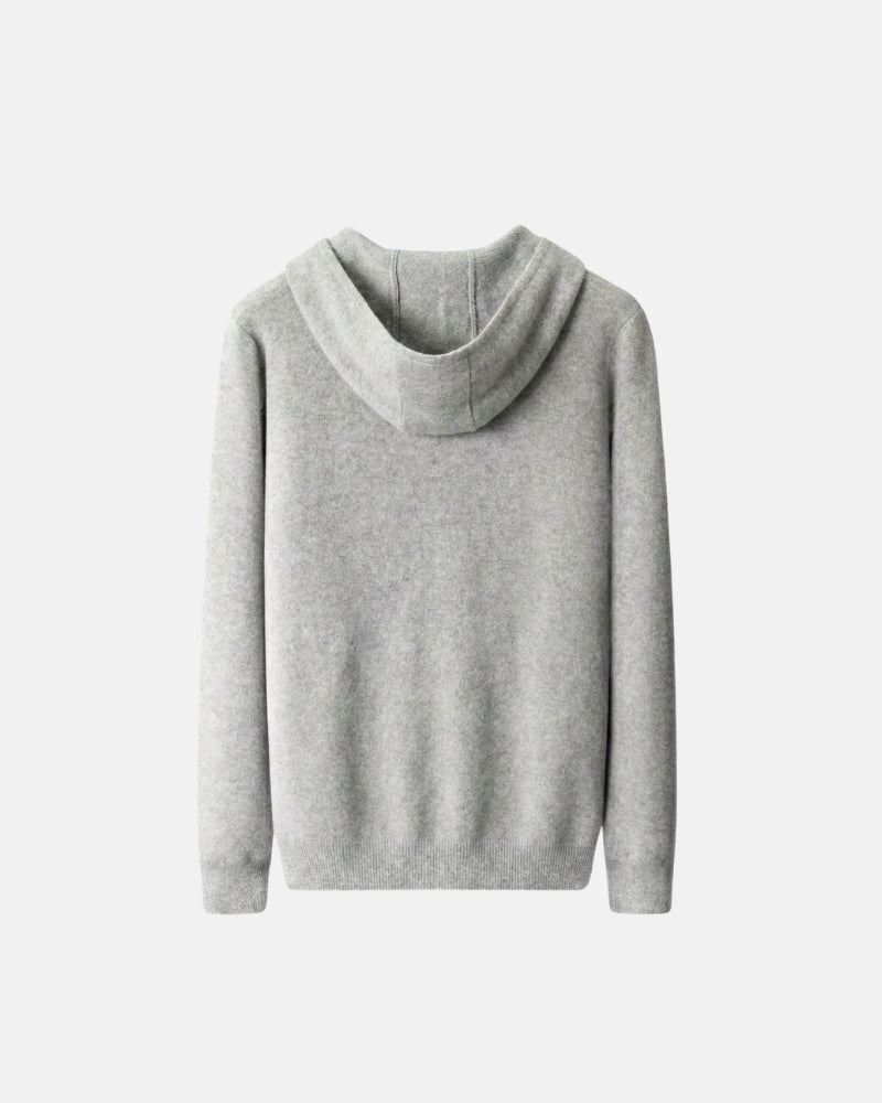 Extra-Fine Merino Wool Zipper Hoodie