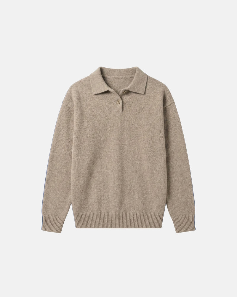 The Heritage Wool Polo Sweater