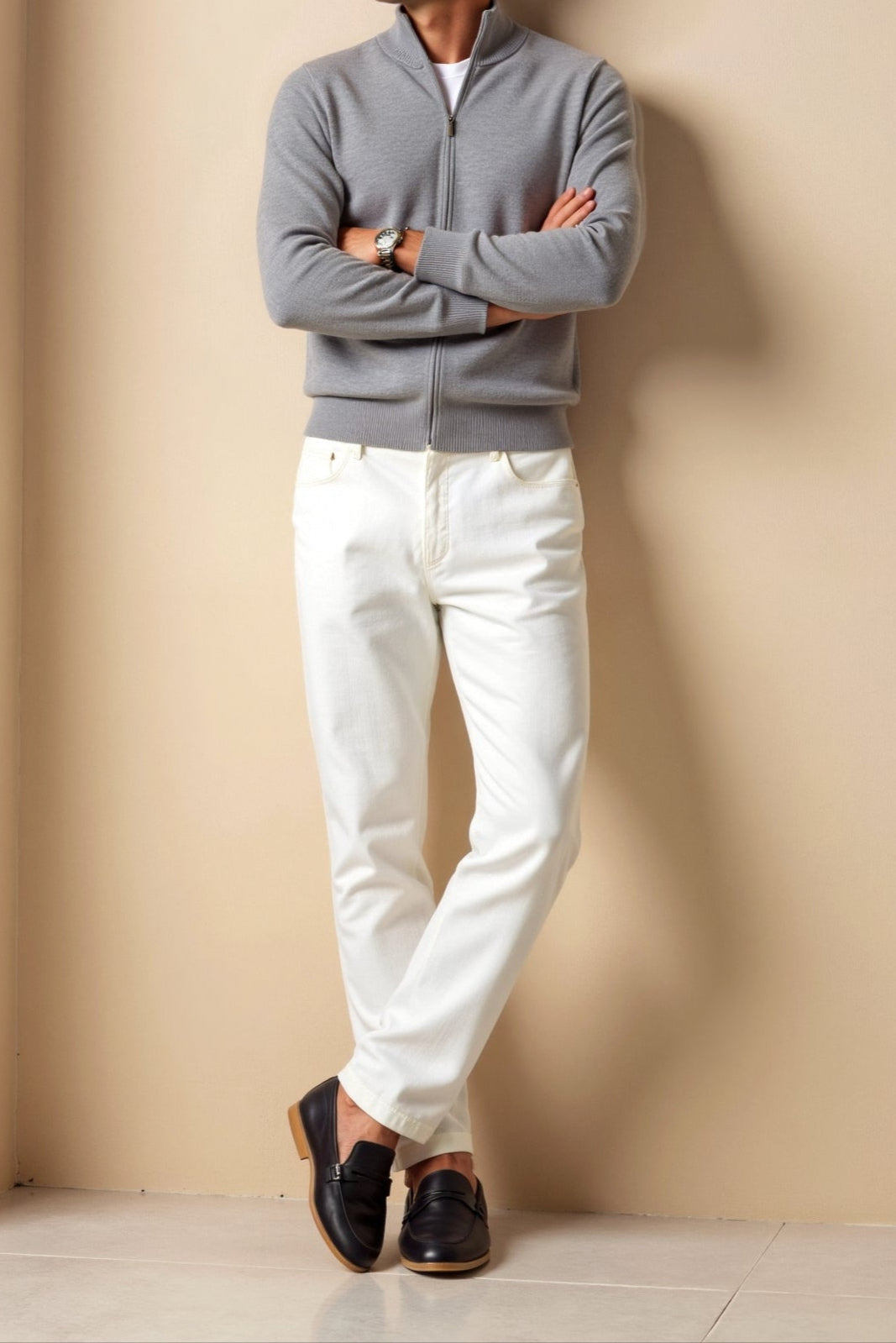 Cardigan – Knit Blend with Slim Fit and Smooth Layering Look