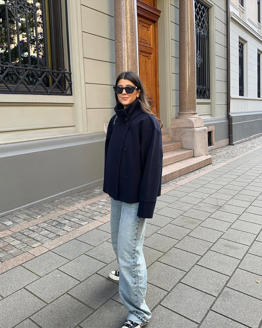 Luxe Double-Breasted Short Coat