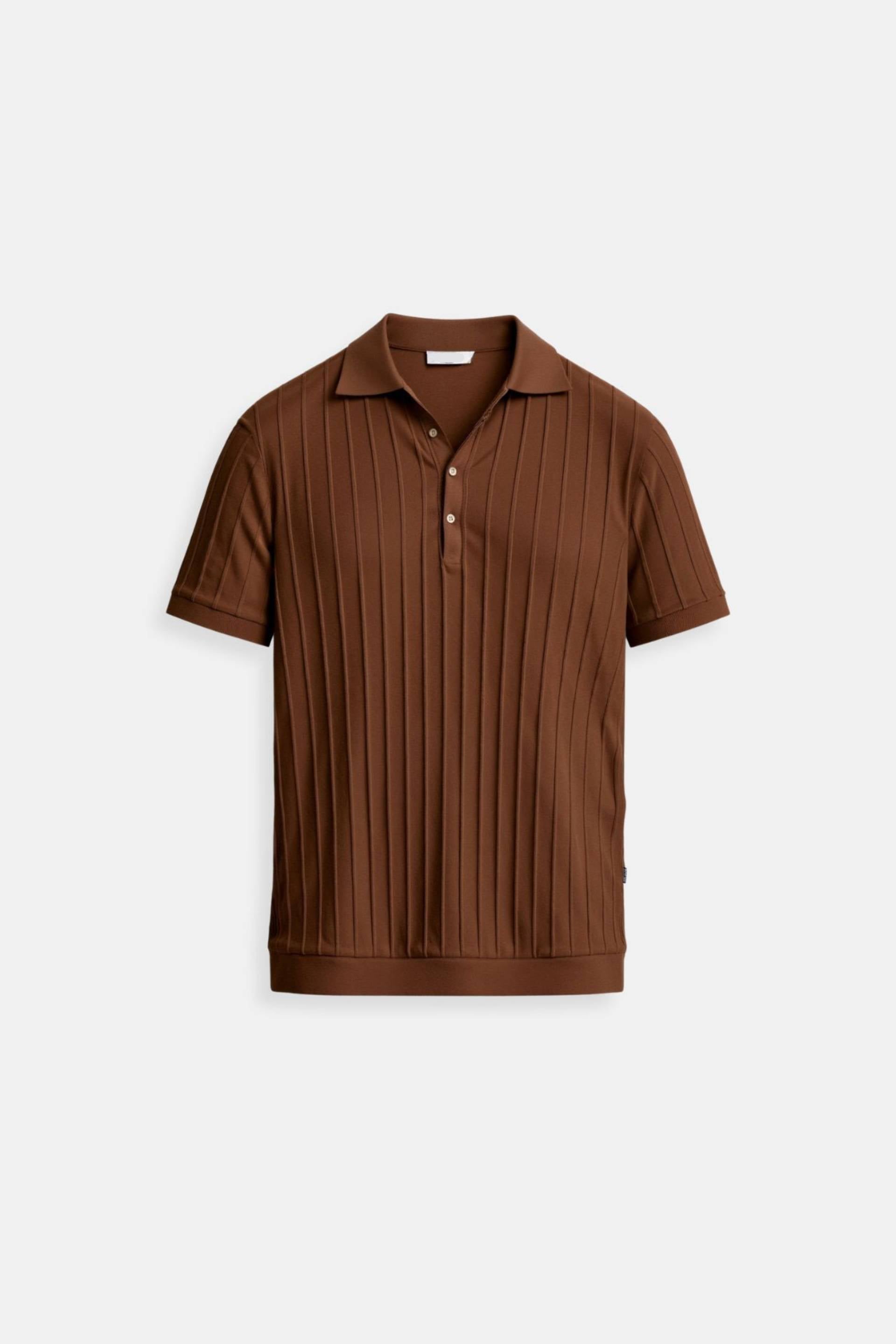 Milan | Polo with Vertical Stripe and Refined Appearance